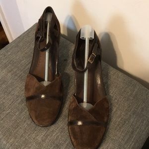 Dansko Brown Suede Mary Janes